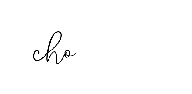 Signature of cho