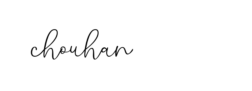 Signature of chouhan-