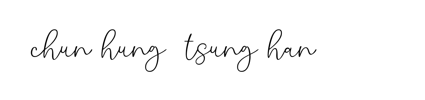 Signature of chun-hung--tsung-han