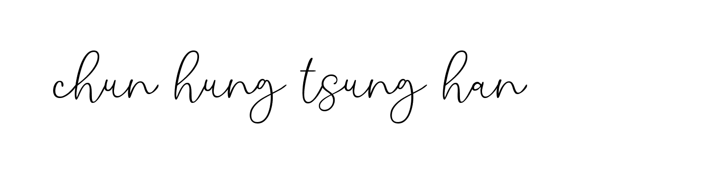 Signature of chun-hung-tsung-han