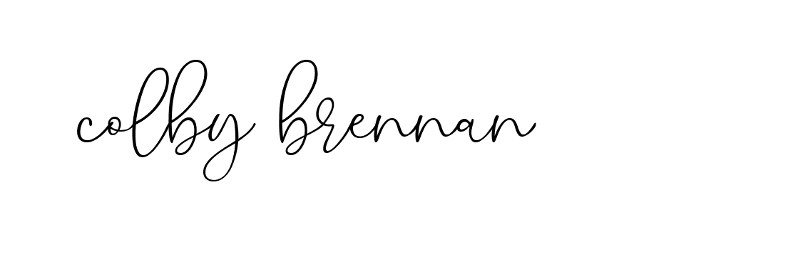 Signature of colby-brennan