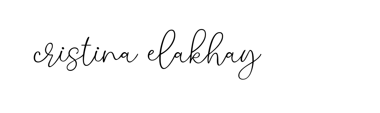 Signature of cristina-elakhay