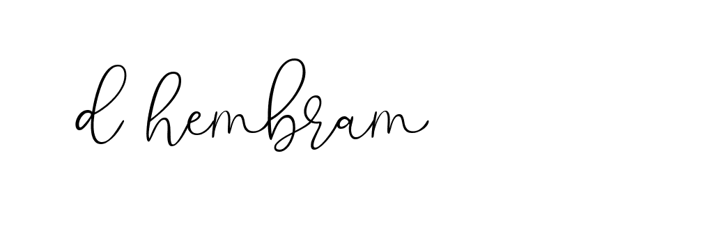 Signature of d-hembram-