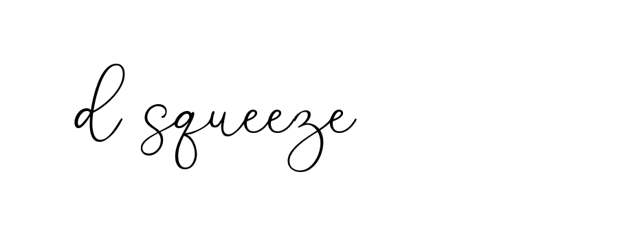 Signature of d-squeeze