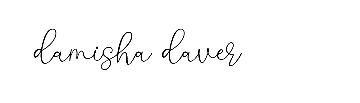 Signature of damisha-daver