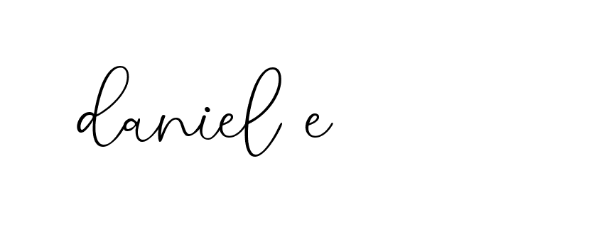 Signature of daniel-e