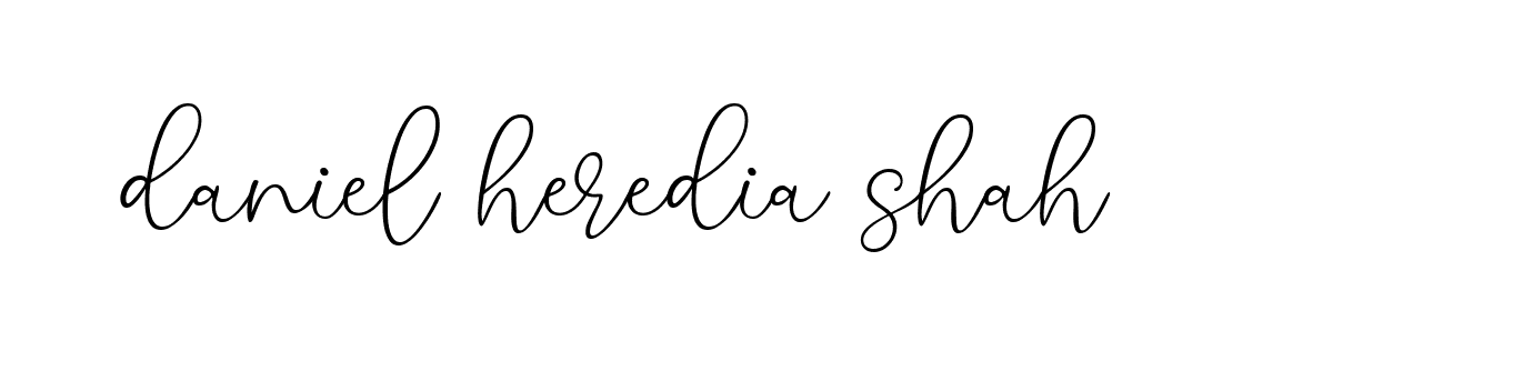 Signature of daniel-heredia-shah