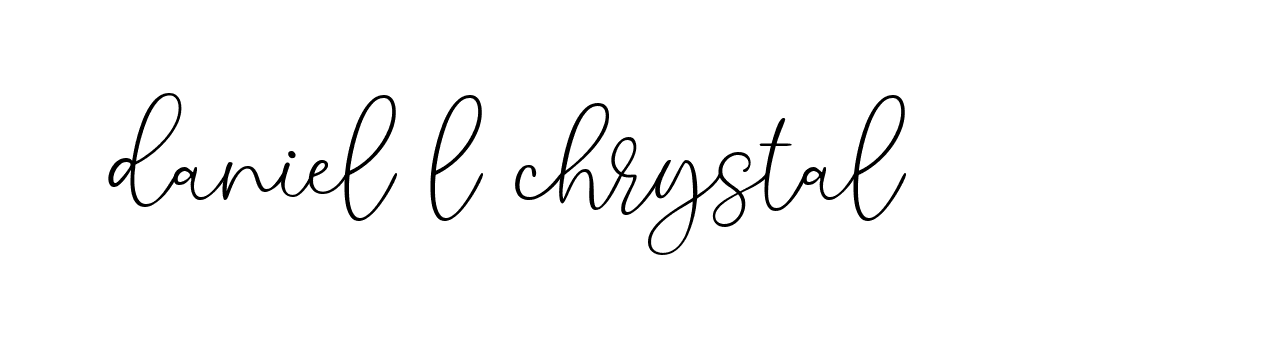 Signature of daniel-l-chrystal