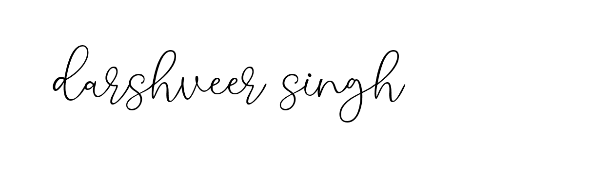 Signature of darshveer-singh