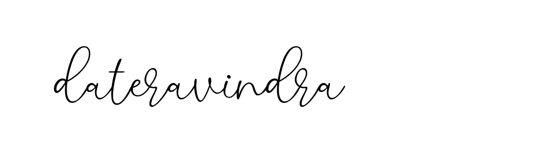 Signature of dateravindra