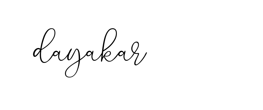 Signature of dayakar