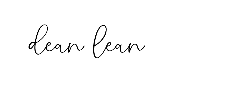 Signature of dean-lean