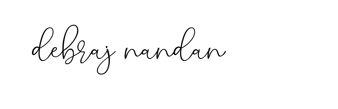 Signature of debraj-nandan