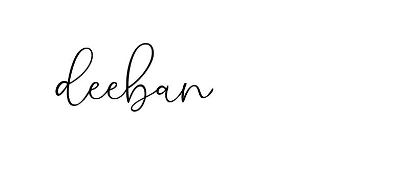 Signature of deeban