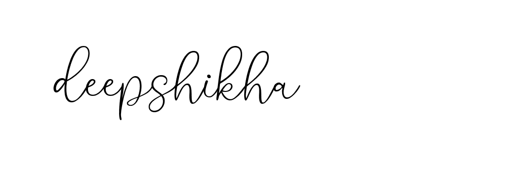 Signature of deepshikha-