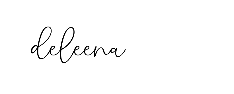 Signature of deleena