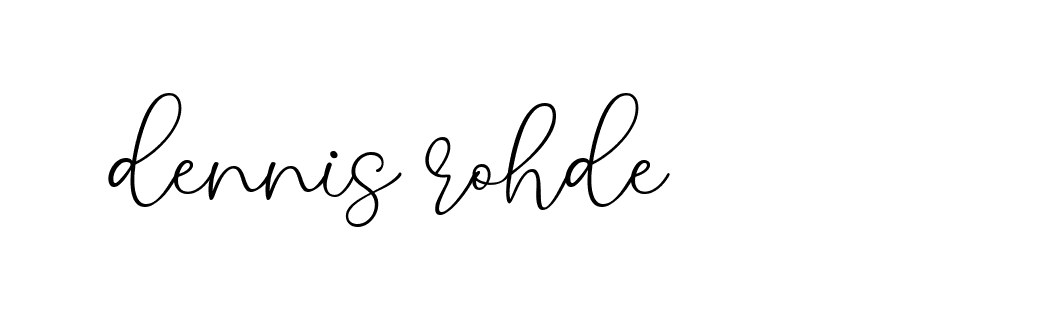 Signature of dennis-rohde