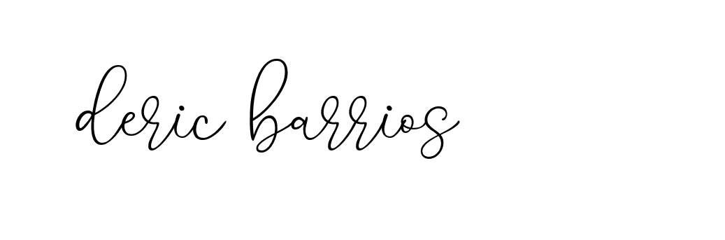 Signature of deric-barrios