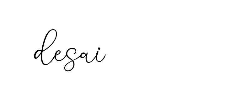 Signature of desai