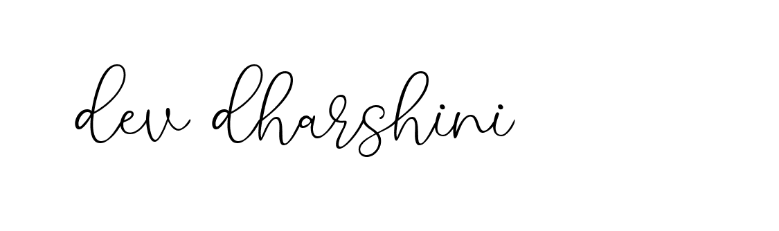 Signature of dev-dharshini