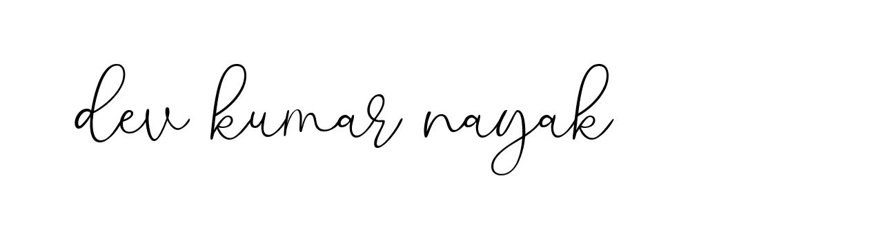 Signature of dev-kumar-nayak