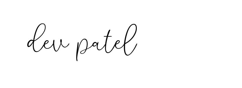 Signature of dev-patel-