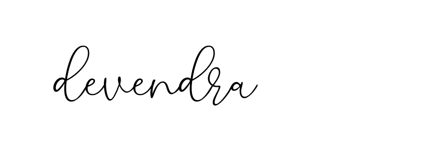 Signature of devendra