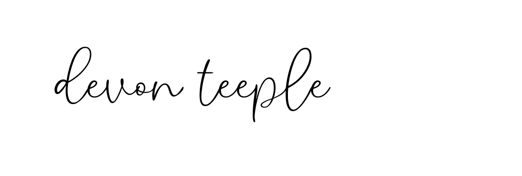 Signature of devon-teeple