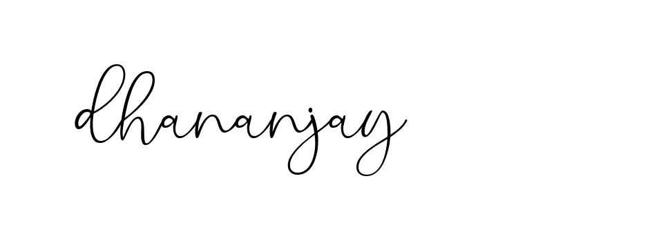 Signature of dhananjay