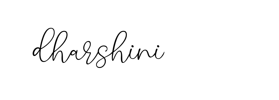 Signature of dharshini