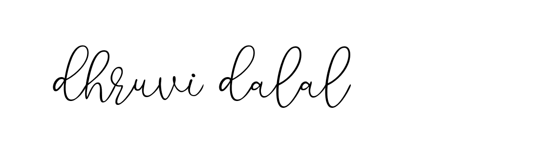 Signature of dhruvi-dalal