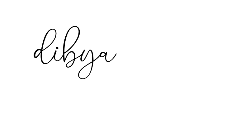 Signature of dibya