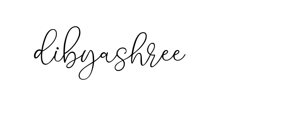 Signature of dibyashree