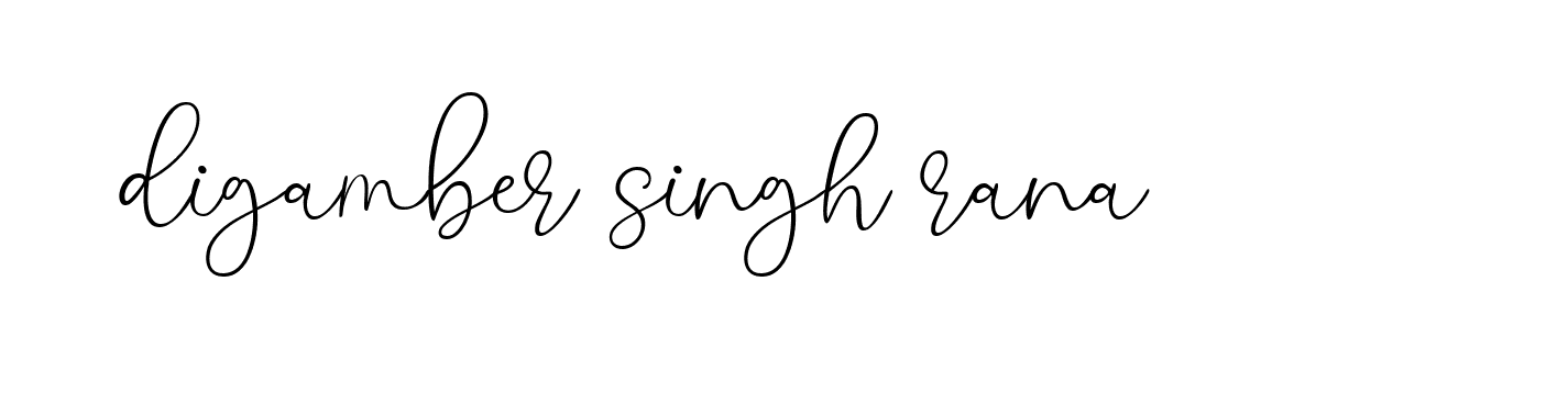 Signature of digamber-singh-rana