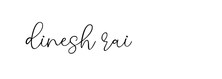 Signature of dinesh-rai