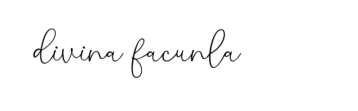 Signature of divina-facunla