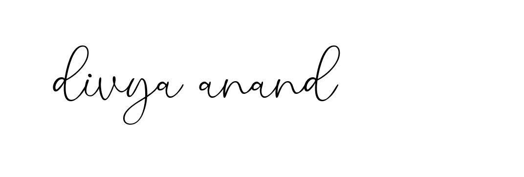 Signature of divya-anand