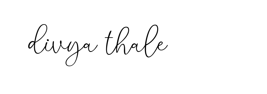 Signature of divya-thale