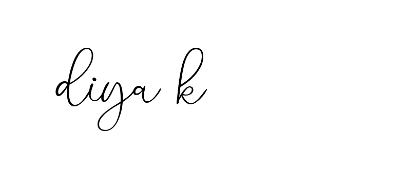 Signature of diya-k