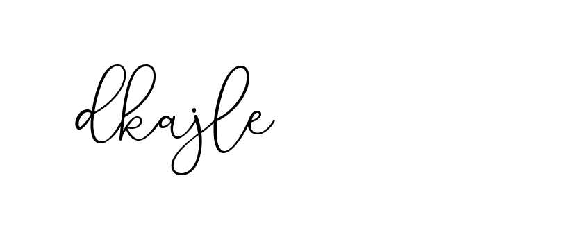 Signature of dkajle-