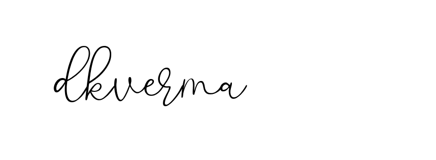 Signature of dkverma