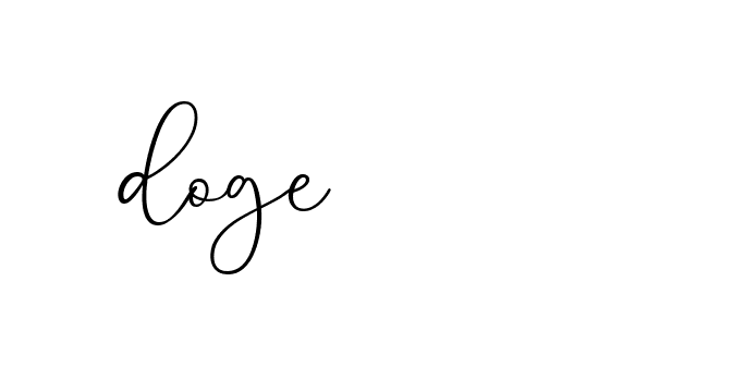 Signature of doge