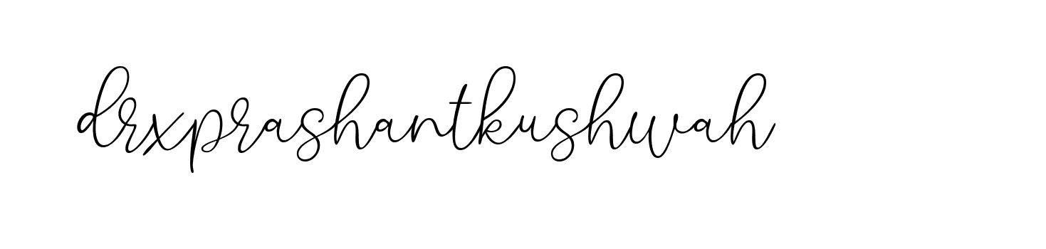 Signature of drxprashantkushwah