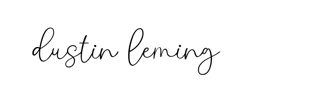 Signature of dustin-leming