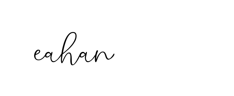 Signature of eahan