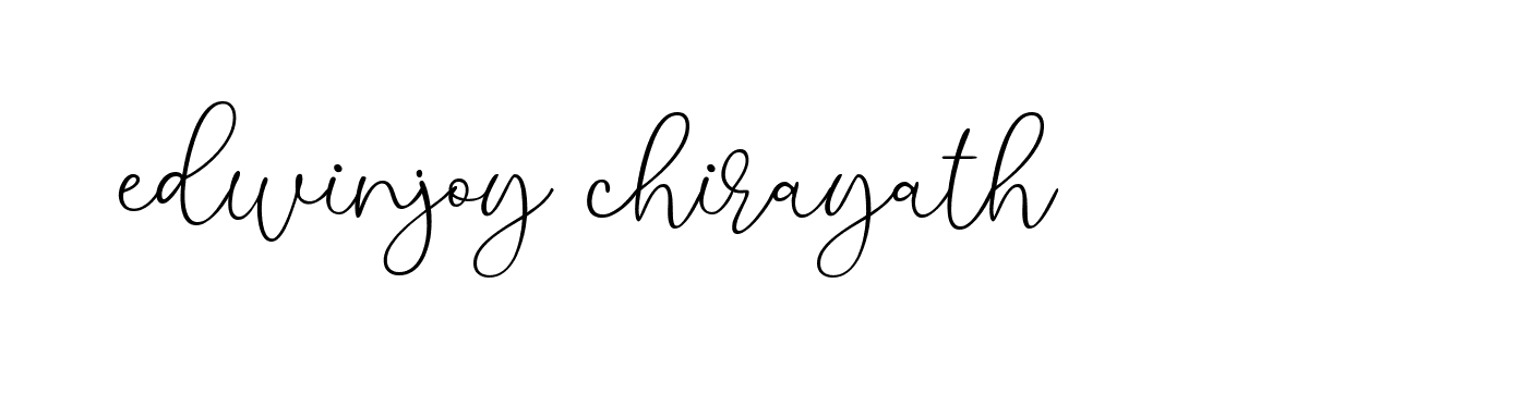 Signature of edwinjoy-chirayath-