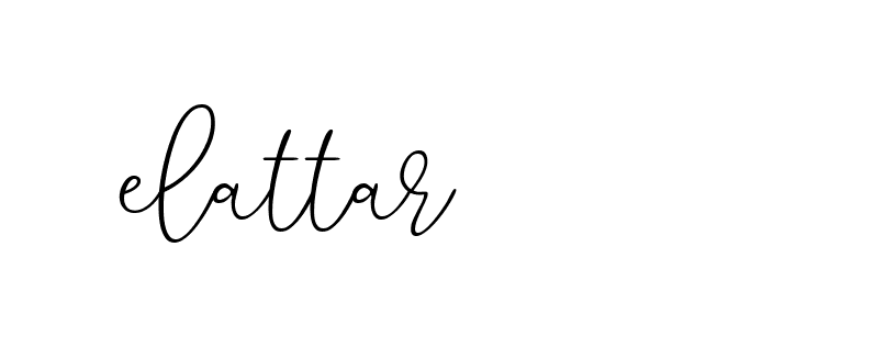 Signature of elattar