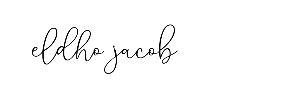 Signature of eldho-jacob