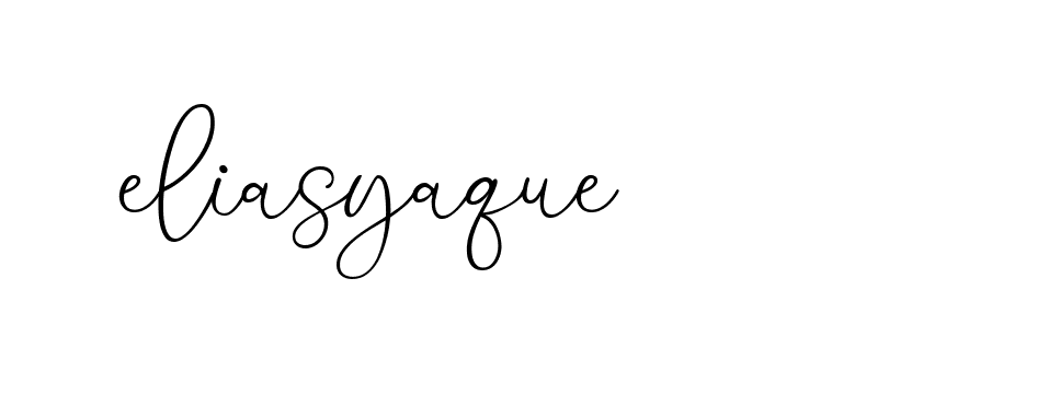 Signature of eliasyaque