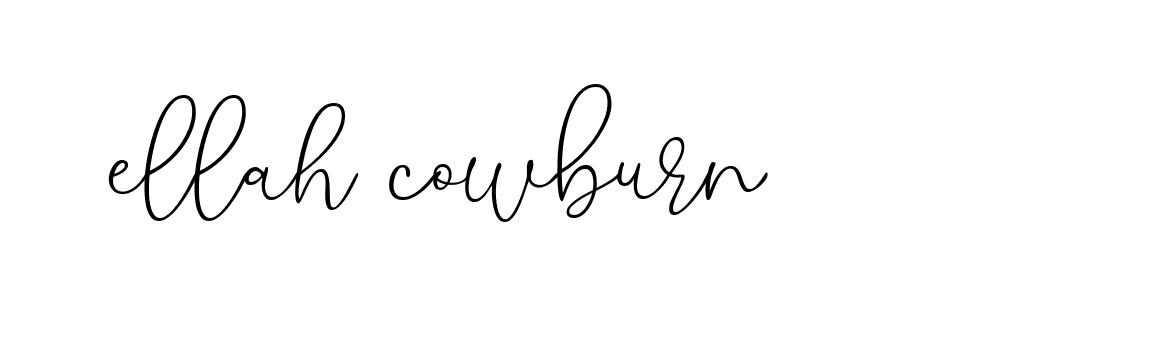 Signature of ellah-cowburn